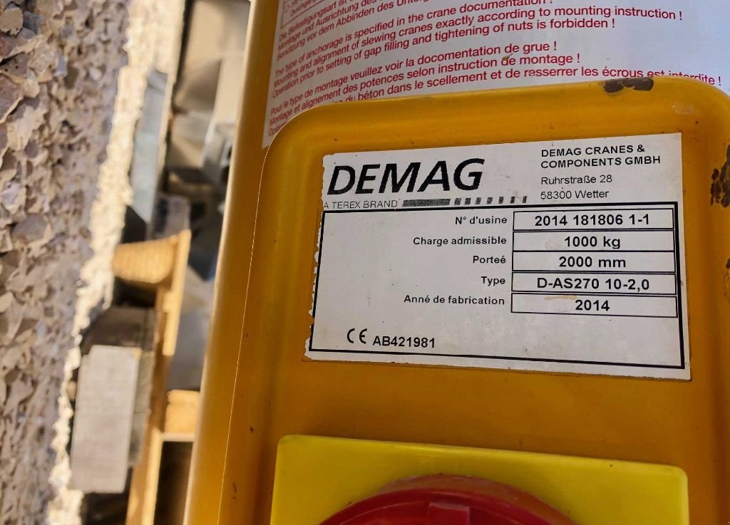 Sonstige Obsttechnik & Weinbautechnik tipa Demag | Potence - 1000 Kg, Gebrauchtmaschine u Monteux (Slika 5)